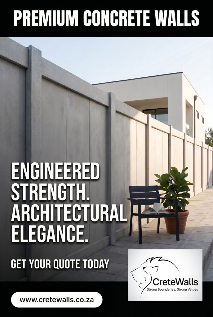 Premium Concrete Walls advert